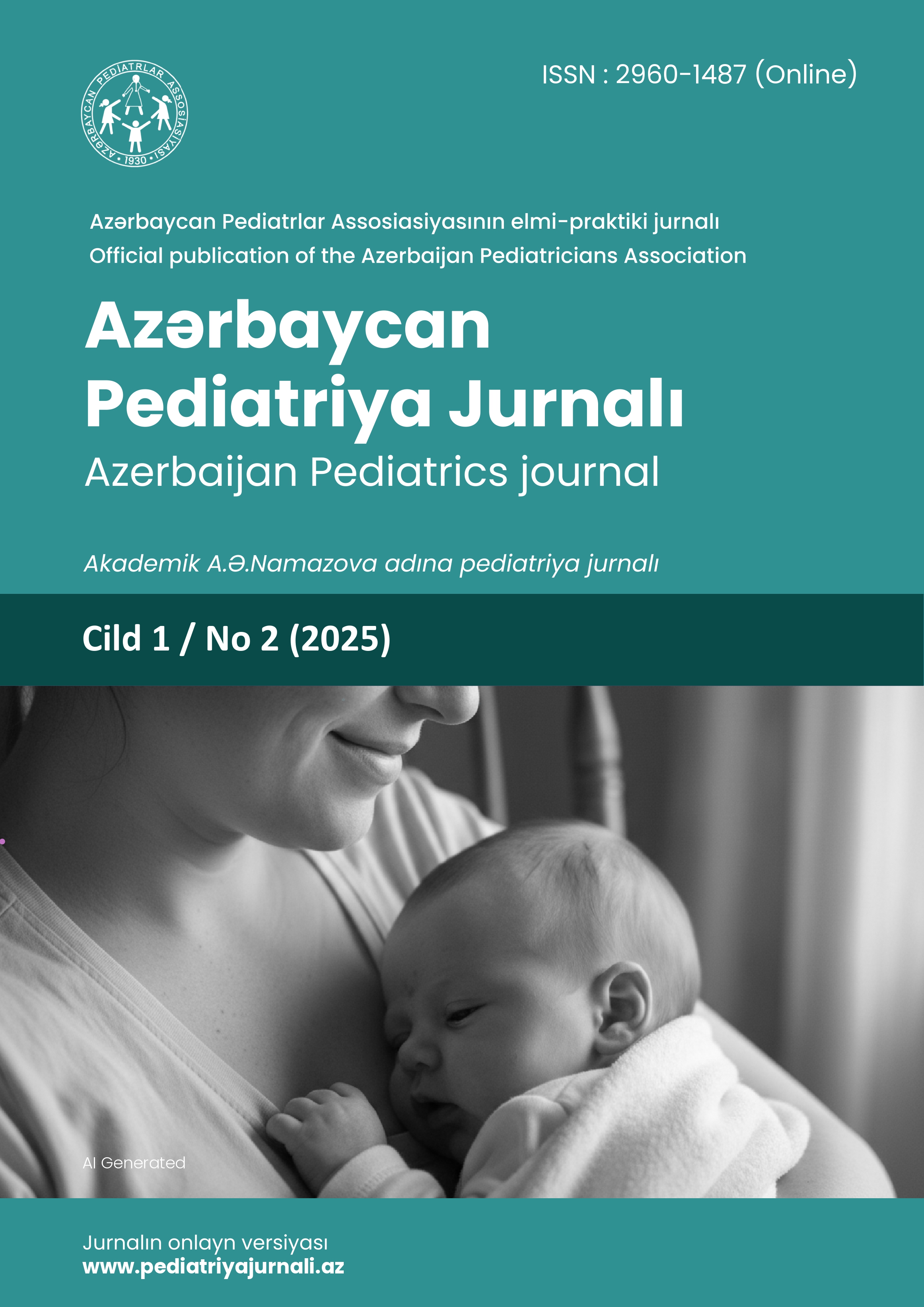 					Cild 1 № 2 (2025): Azərbaycan Pediatriya Jurnalı güstərmək
				